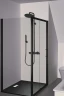 Душевая система Ideal Standard Ceratherm T25 BC748XG с термостатом Черная матовая латунь на стену