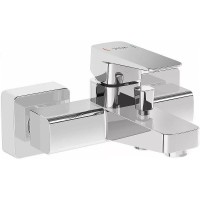 Смеситель для ванны Vitra Root Square A42737EXP Хром на стену