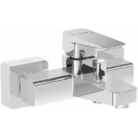 Смеситель для ванны Vitra Root Square A42737EXP Хром на стену