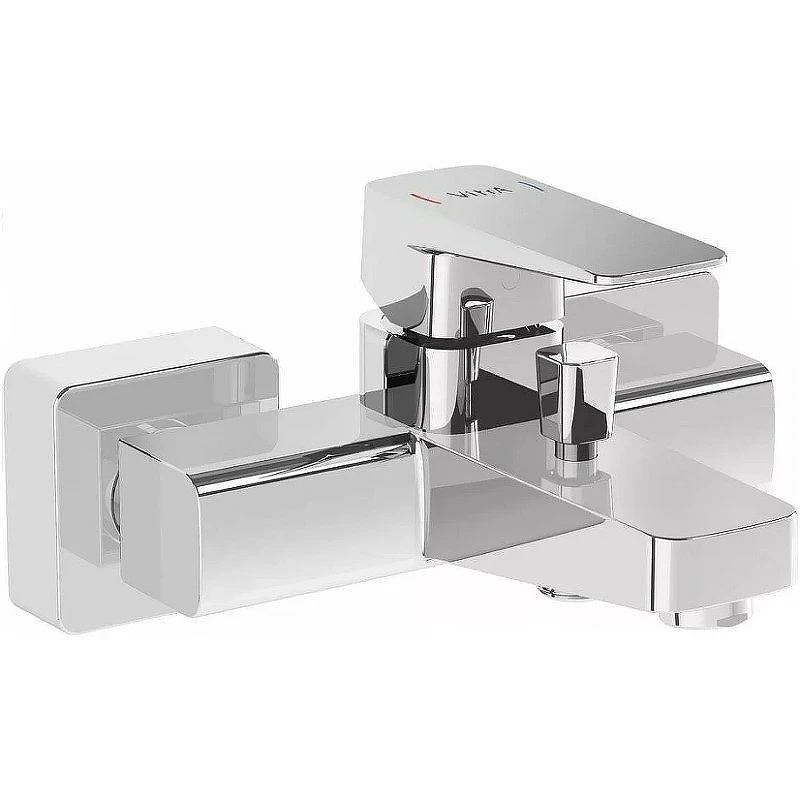 Смеситель для ванны Vitra Root Square A42737EXP Хром на стену
