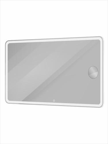 Зеркало BelBagno Марина (Marino) 140 SPC-MAR-1400-800-LED-TCH-LNZ с подсветкой с сенсорным выключателем и увеличением