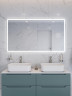 Зеркало BelBagno Марина (Marino) 140 SPC-MAR-1400-800-LED-TCH-LNZ с подсветкой с сенсорным выключателем и увеличением