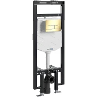 Инсталляция WasserKRAFT Dinkel 58TLT.010.ME.PG04 для унитаза с клавишей смыва Золото