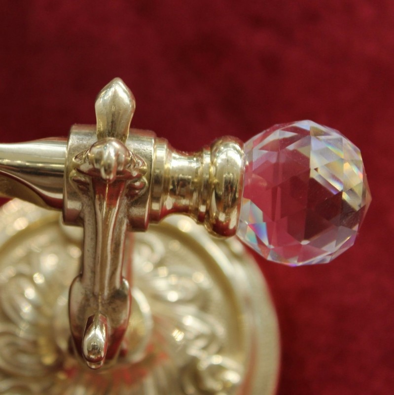 Полотенцедержатель Art&Max Barocco Crystal AM-1779-Do-Ant-C Античное золото