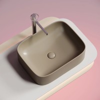 Раковина-чаша Ceramicanova Element 51 CN6052MC Капучино матовая фарфор накладная