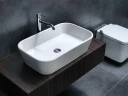 Раковина-чаша beWash Albano 66 36651001 Белый глянец фарфор накладная