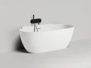 Ванна из искусственного камня Salini Alda Wall 170х90 101915G цвет Белый Глянцевый