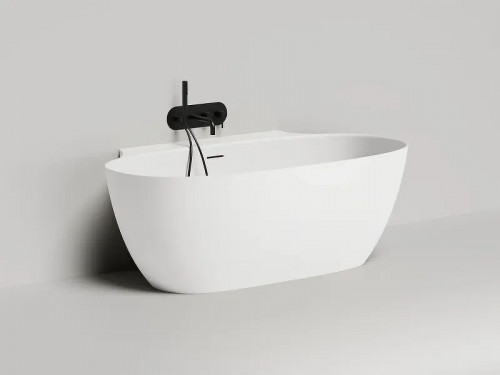 Ванна из искусственного камня Salini Alda Wall 170х90 101915G цвет Белый Глянцевый