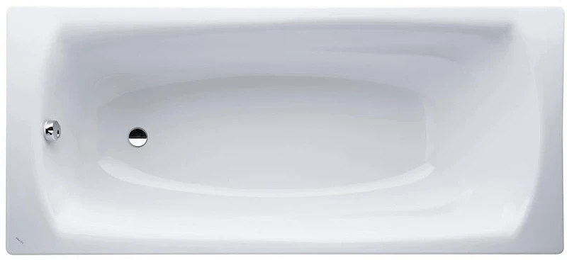 Стальная ванна Laufen Palladium 180х80 2.2510.3.600.040.1 цвет Белый с шумоизоляцией и антискользящим покрытием