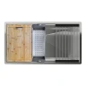 Кухонная мойка Rivelato Rinox 80 8044 UN цвет Нержавеющая сталь
