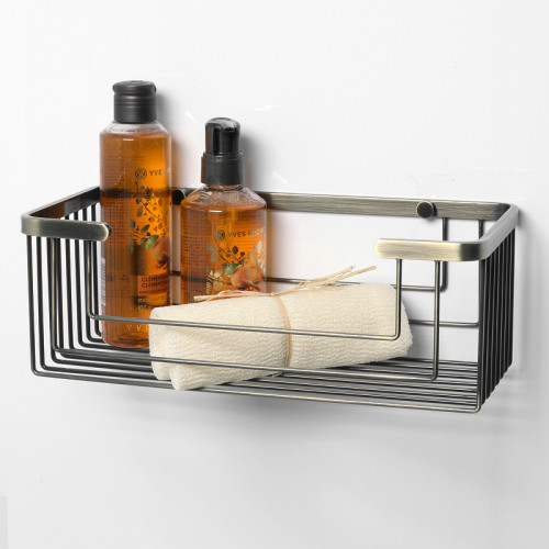 Полка корзина WasserKRAFT Exter K-744 Светлая бронза