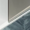 Шторка на ванну Maybah Glass MGV-612-3 600x1400 поворотная на монопетле Золото стекло бронзовое матовое