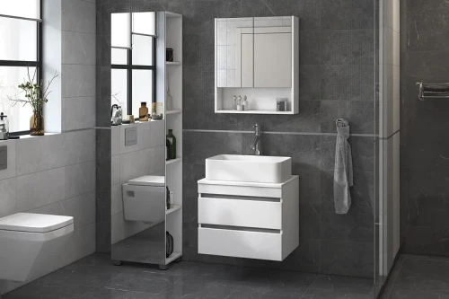 Зеркальный шкаф Vigo Urban 60 zsh.URB.60 Белый МДФ / ЛДСП, стекло