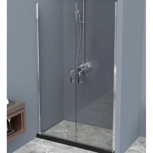 Душевая дверь BelBagno Uno 120 UNO-B-2-120-C-Cr профиль Хром стекло прозрачное