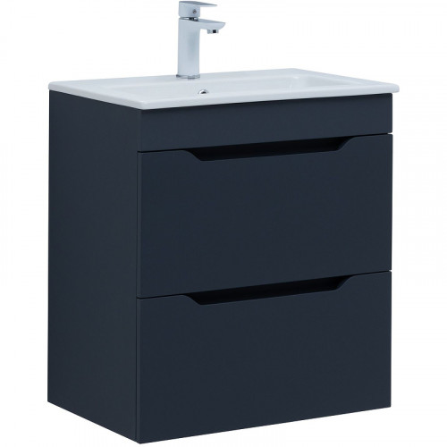 Тумба под раковину Aquanet Практика 60 330458 подвесная Маренго МДФ / ЛДСП