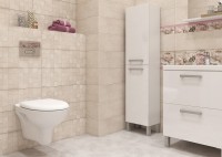 Шкаф пенал Cersanit Melar 35 B-SL-MEL Белый МДФ / ЛДСП