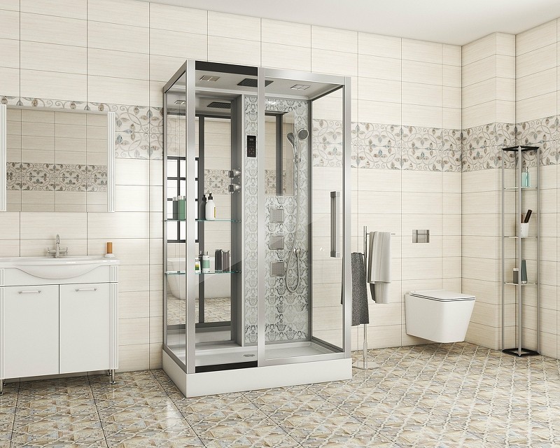 Душевая кабина Niagara Luxe NG-7713WL 120x82 L с гидромассажем