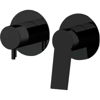 Смеситель для душа Remer Slash SL93ZPNO Черный матовый латунь встраиваемый