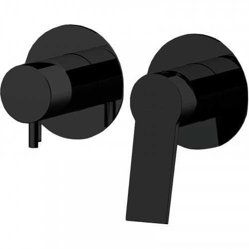 Смеситель для душа Remer Slash SL93ZPNO Черный матовый латунь встраиваемый