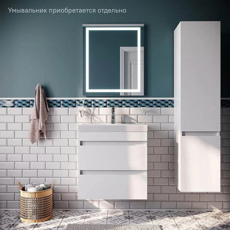 Тумба под раковину Iddis Zodiac 50 ZOD6CB0i95 подвесная цвет Белый