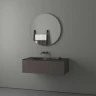 Зеркало Evoform Ledshine d80 BY 2655 с подсветкой 21 W - сенсорный выключатель - теплый белый свет стекло