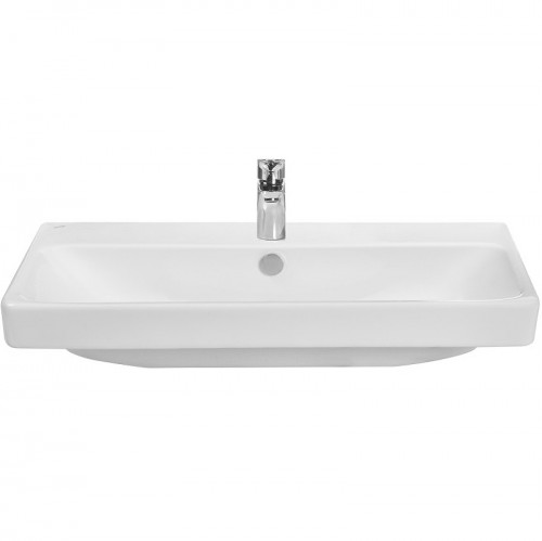 Тумба с раковиной Aquaton Оливия 80 1A2831K0OL010 подвесная Белая матовая МДФ / ЛДСП