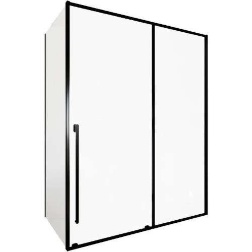 Душевой уголок Allen Brau Fantasy 160x90 3.11010.31 + 3.11013.31 профиль Черный матовый стекло прозрачное