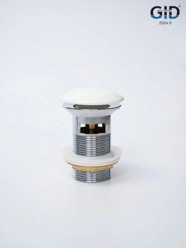 Донный клапан Gid Minucia Wh100-1 71102K Click-clack цвет Белый