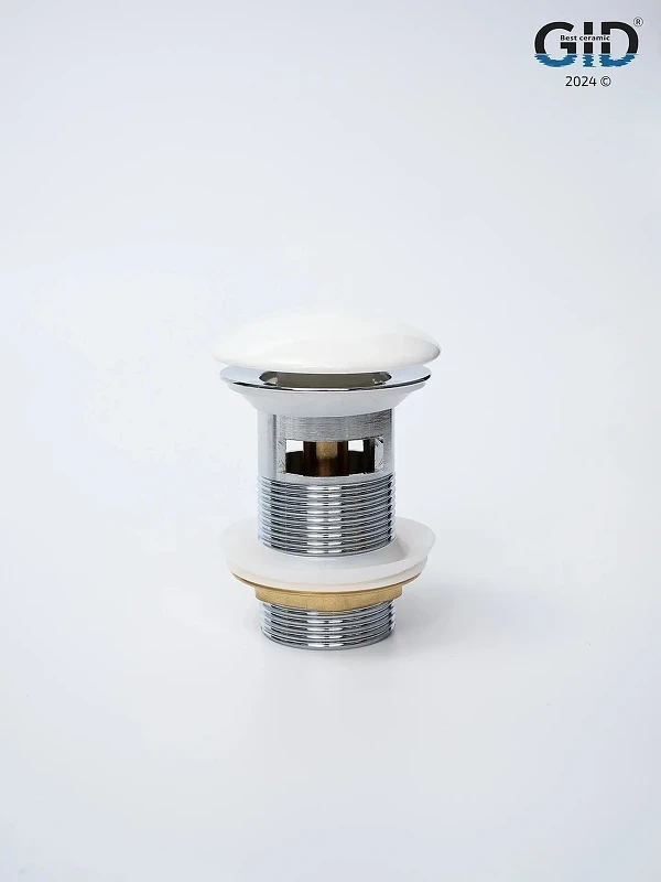 Донный клапан Gid Minucia Wh100-1 71102K Click-clack цвет Белый