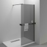 Душевая перегородка Vincea Walk-In HR 80 VSW-4HR800CGB профиль Черный матовый стекло тонированное