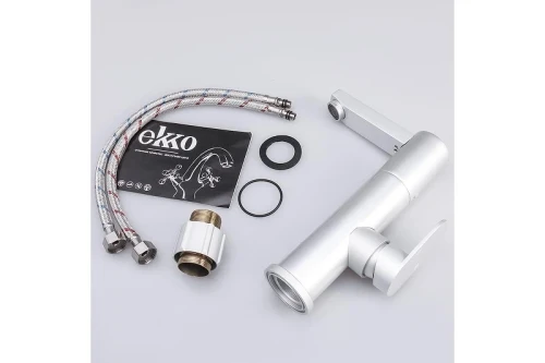 Смеситель для раковины Ekko E1083-22 цвет Серый