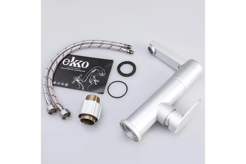 Смеситель для раковины Ekko E1083-22 цвет Серый