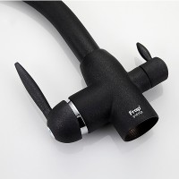 Смеситель для кухни Frap H99 F4399-7 Черный матовый латунь на столешницу