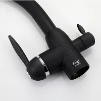 Смеситель для кухни Frap H99 F4399-7 Черный матовый латунь на столешницу