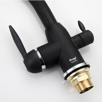 Смеситель для кухни Frap H99 F4399-7 Черный матовый латунь на столешницу