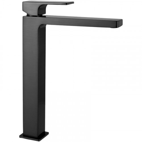 Смеситель для раковины Remer Absolute AU11LCFP Черный брашированный хром латунь