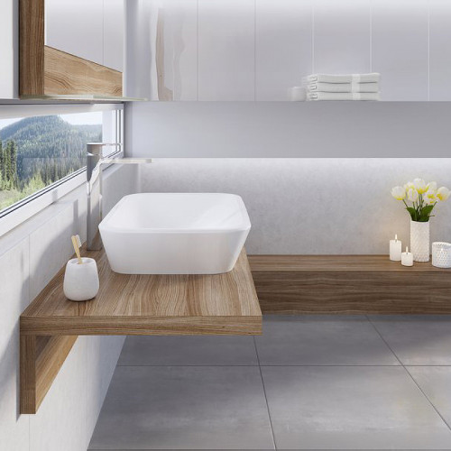 Раковина-чаша Ravak Ceramic R 60 XJX01160002 Белая фаянс накладная