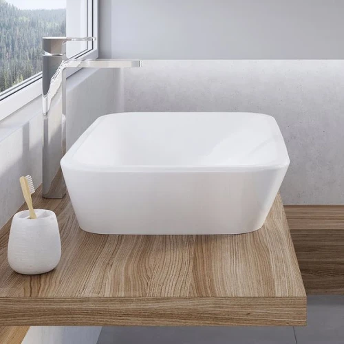 Раковина-чаша Ravak Ceramic R 60 XJX01160002 Белая фаянс накладная
