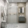 Душевой уголок Grossman Pragma 110х80 120.K33.03.1180.10.02 профиль Хром стекло шиншилла