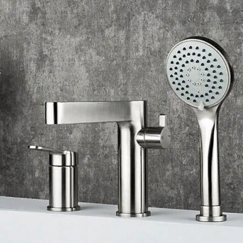 Смеситель на борт ванны Gappo G99-30 G1199-30 Сатин нержавеющая сталь