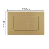 Кнопка смыва для инсталляции RGW SWH-10Gb 80420010-06 цвет Золото брашированное