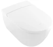Унитаз биде Villeroy&Boch ViClean V0E200R1 подвесной цвет Альпийский белый с сиденьем Микролифт