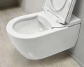 Унитаз биде Villeroy&Boch ViClean V0E200R1 подвесной цвет Альпийский белый с сиденьем Микролифт