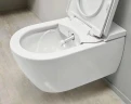 Унитаз биде Villeroy&Boch ViClean V0E200R1 подвесной цвет Альпийский белый с сиденьем Микролифт