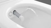 Унитаз биде Villeroy&Boch ViClean V0E200R1 подвесной цвет Альпийский белый с сиденьем Микролифт