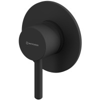 Смеситель для душа Whitecross Y black Y1245BL Черный матовый латунь встраиваемый