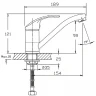 Смеситель для раковины Haiba HB4536-2 Хром