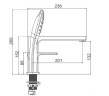 Смеситель на борт ванны Gappo G17-8 G1117-8