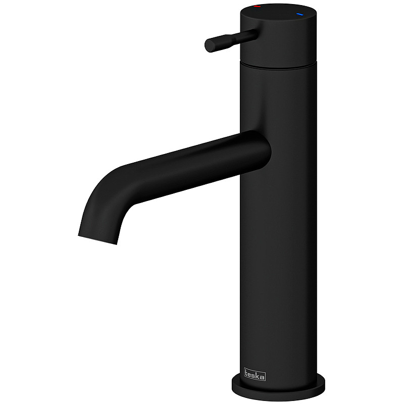 Смеситель для раковины Teska Atlas Leo S E5714 Черный матовый латунь