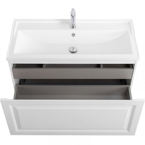 Тумба под раковину Cezares Giubileo 100 GIUBILEO-N-100-1C-SO-FS-P подвесная Ясень брашированный МДФ / ЛДСП